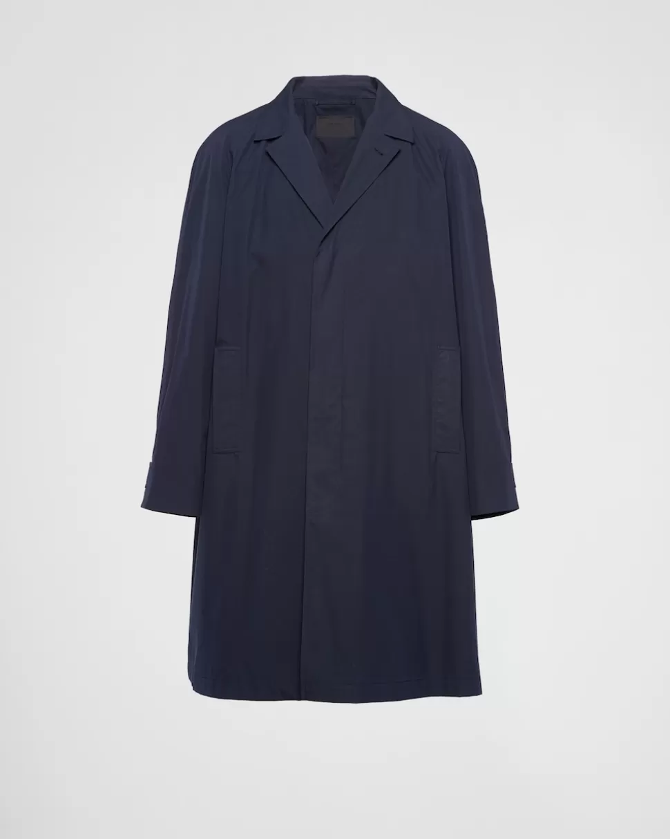 Prada Abrigo En Mezcla De Algodón^Hombre CHAQUETAS Y ABRIGOS