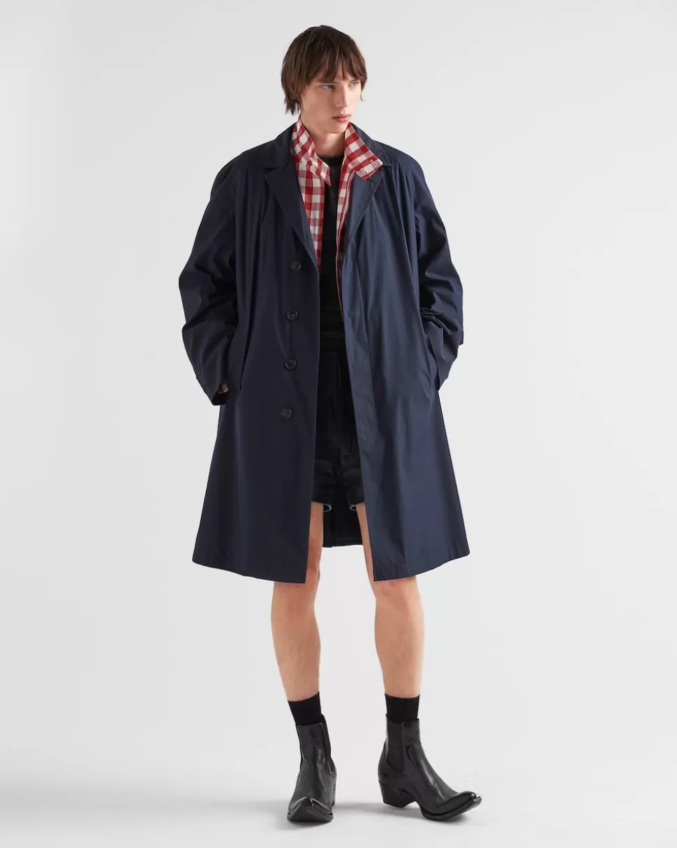 Prada Abrigo En Mezcla De Algodón^Hombre CHAQUETAS Y ABRIGOS