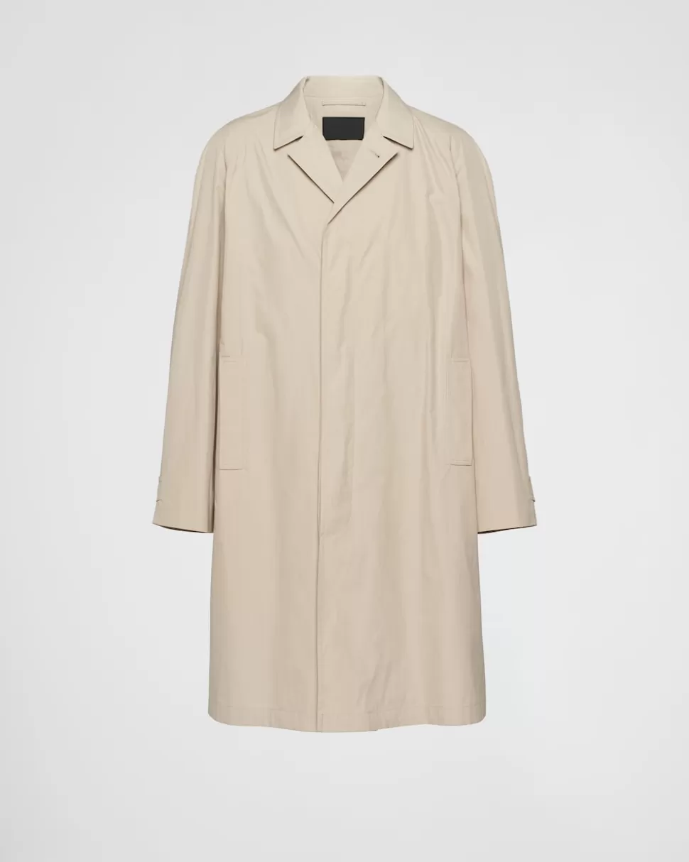 Prada Abrigo En Mezcla De Algodón^Hombre CHAQUETAS Y ABRIGOS