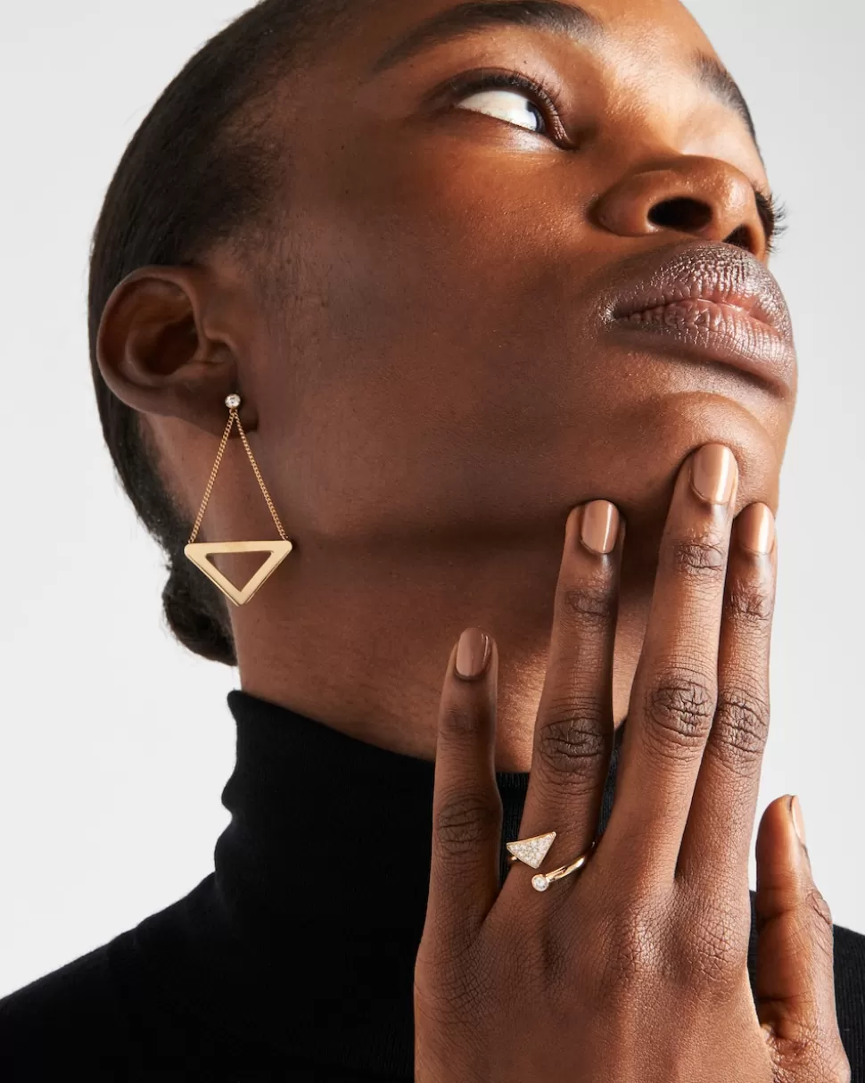 Prada Anillo Tú Y Yo Eternal Gold: Oro Y Diamantes^Mujer COLECCIÓN DE JOYERÍA ELEGANTE