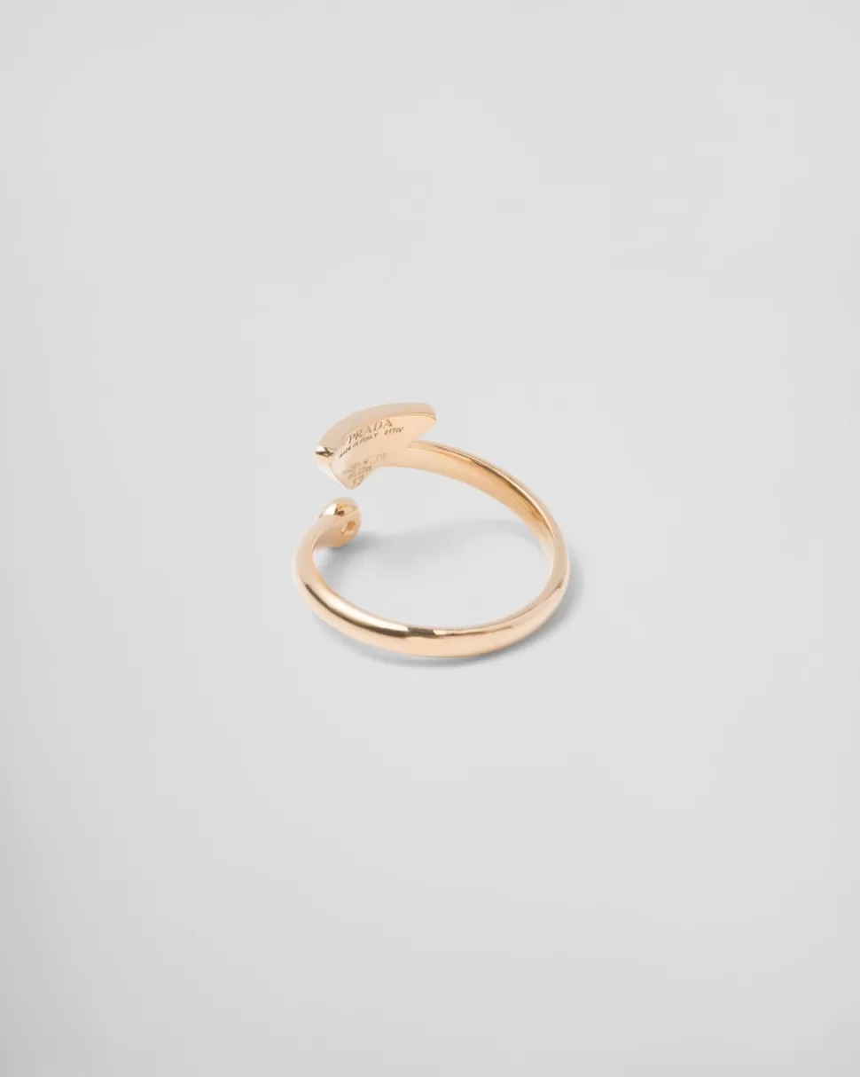 Prada Anillo Tú Y Yo Eternal Gold: Oro Y Diamantes^Mujer COLECCIÓN DE JOYERÍA ELEGANTE