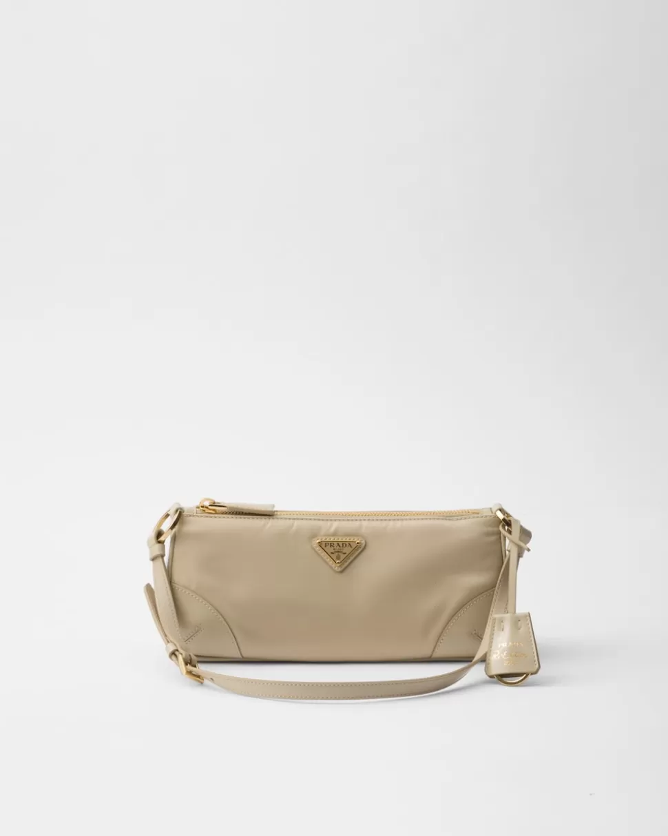 Prada Bandolera Re-edition 2002 De Re-nylon Y Piel Cepillada^Mujer MINIBOLSOS | MINIBOLSOS