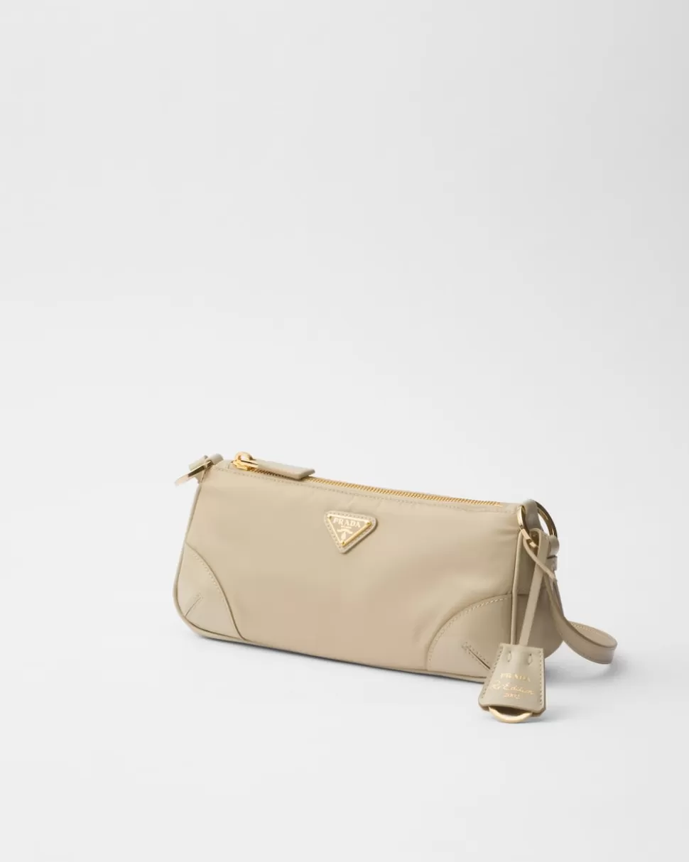 Prada Bandolera Re-edition 2002 De Re-nylon Y Piel Cepillada^Mujer MINIBOLSOS | MINIBOLSOS