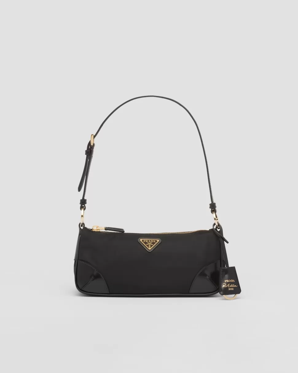 Prada Bandolera Re-edition 2002 De Re-nylon Y Piel Cepillada^Mujer MINIBOLSOS | MINIBOLSOS