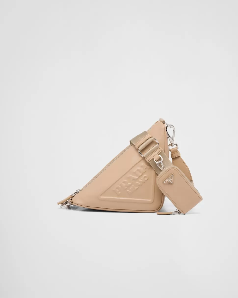 Prada Bandolera Triangular De Piel^Mujer BOLSOS DE HOMBRO | BOLSOS DE HOMBRO