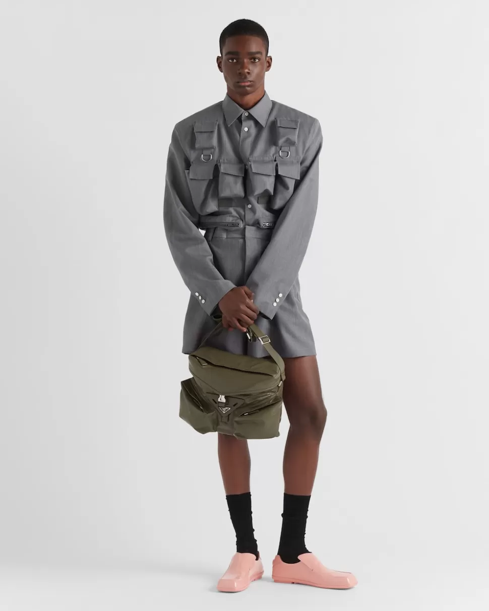 Prada Bolso Bandolera De Piel^Hombre BOLSOS MENSAJEROS