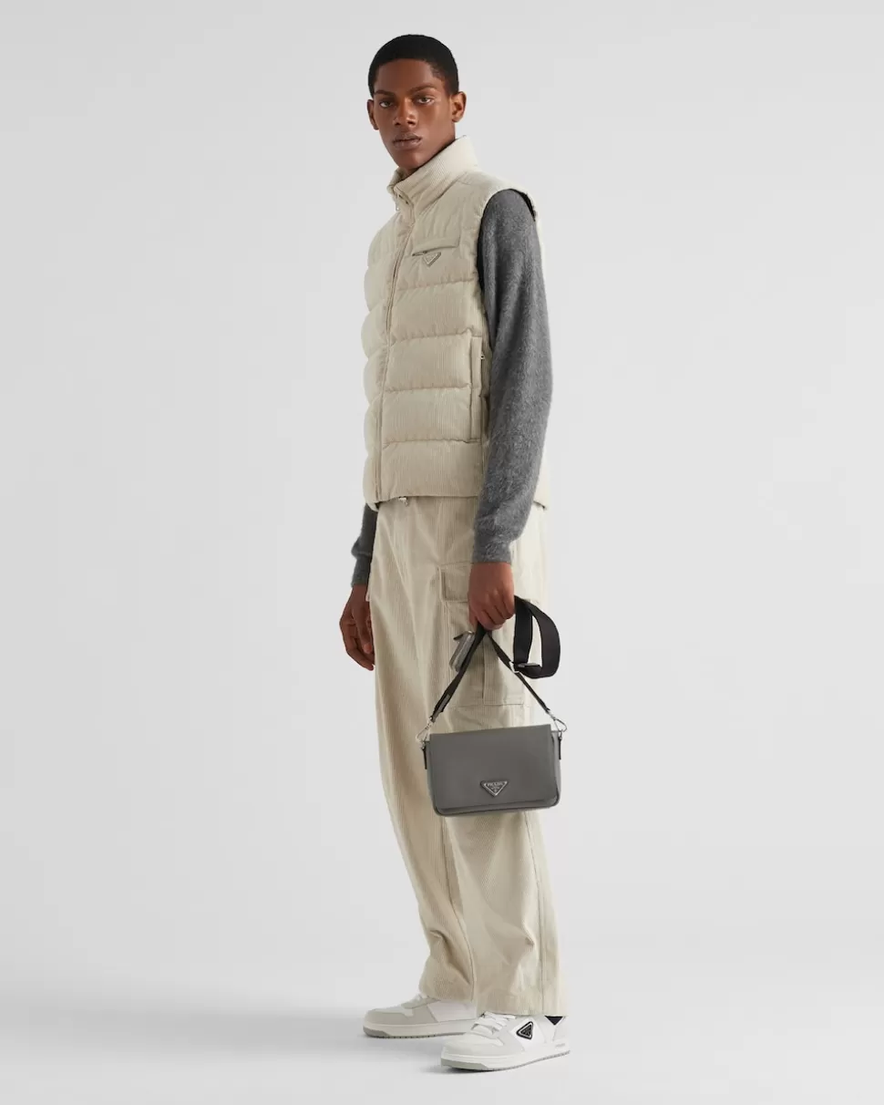 Prada Bolso Bandolera De Piel Saffiano^Hombre BOLSOS MENSAJEROS