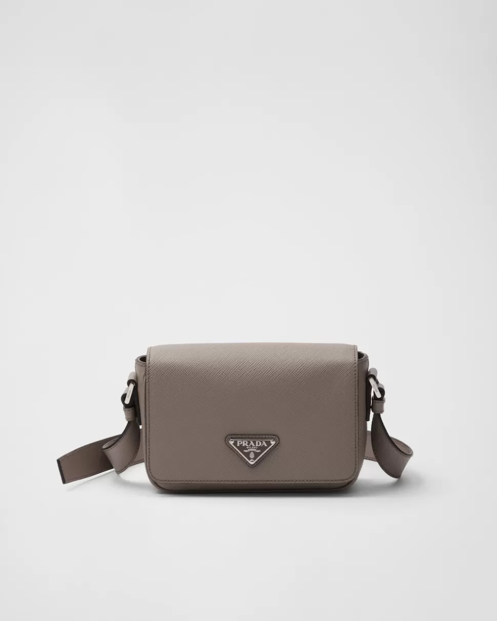 Prada Bolso Bandolera De Piel Saffiano^Hombre BOLSOS MENSAJEROS