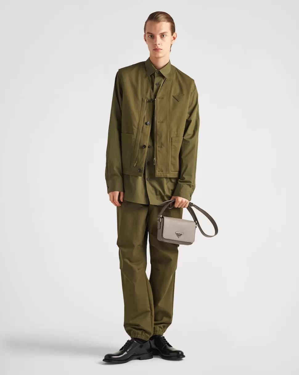 Prada Bolso Bandolera De Piel Saffiano^Hombre BOLSOS MENSAJEROS