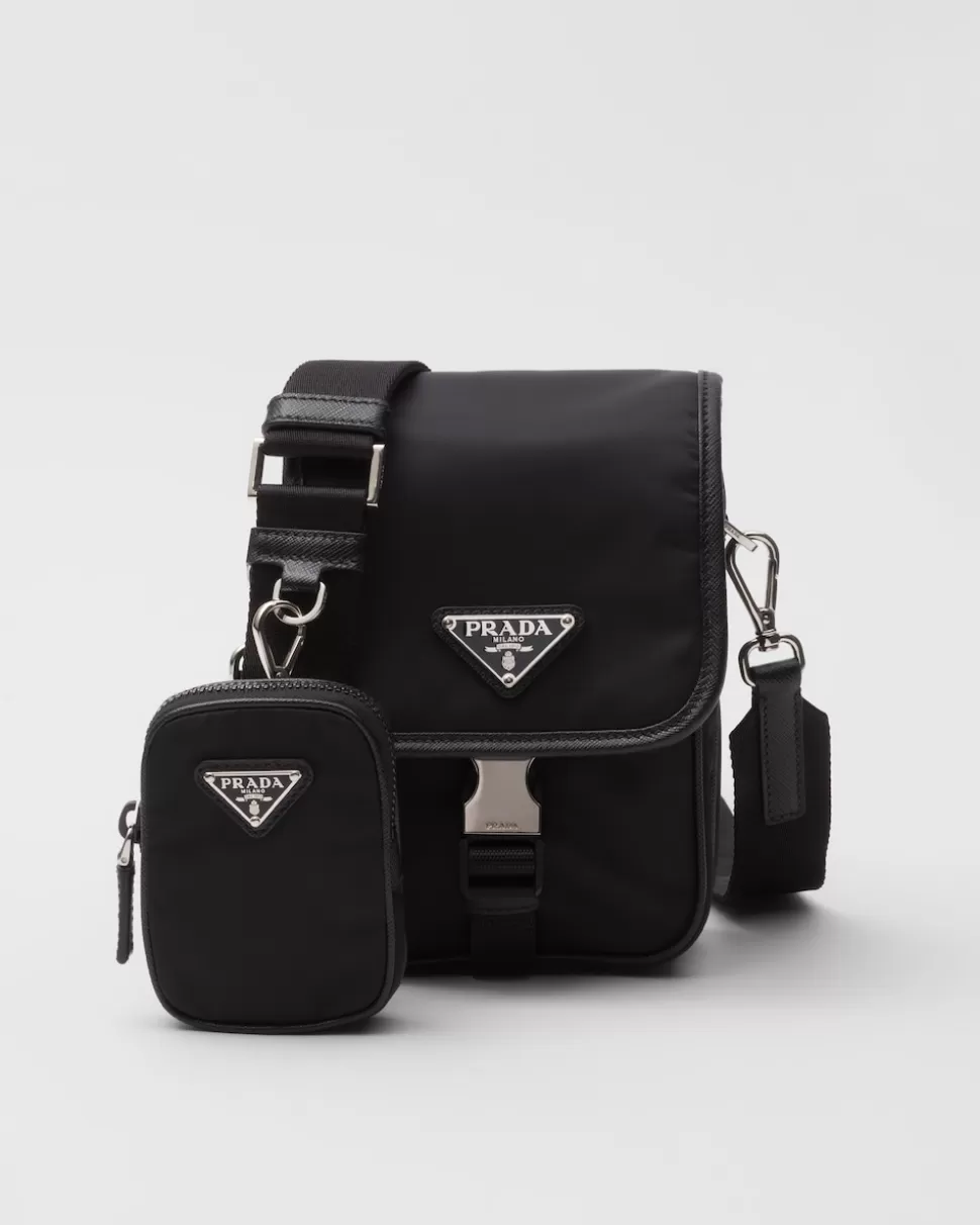 Prada Bolso Bandolera De Re-nylon Y Piel Saffiano^Hombre COLECCIÓN MASCULINA | BOLSOS MENSAJEROS
