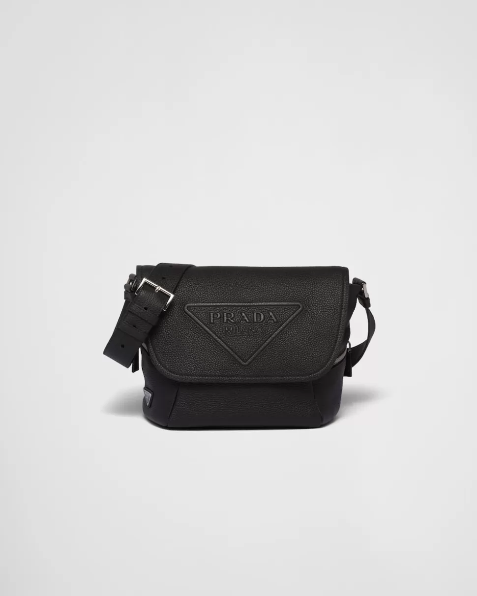 Prada Bolso Con Bandolera De Piel^Hombre BOLSOS MENSAJEROS