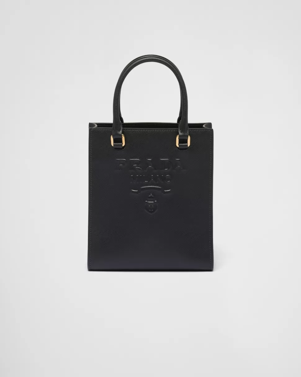 Prada Bolso De Mano Pequeño En Piel Saffiano^Mujer MINIBOLSOS | MINIBOLSOS
