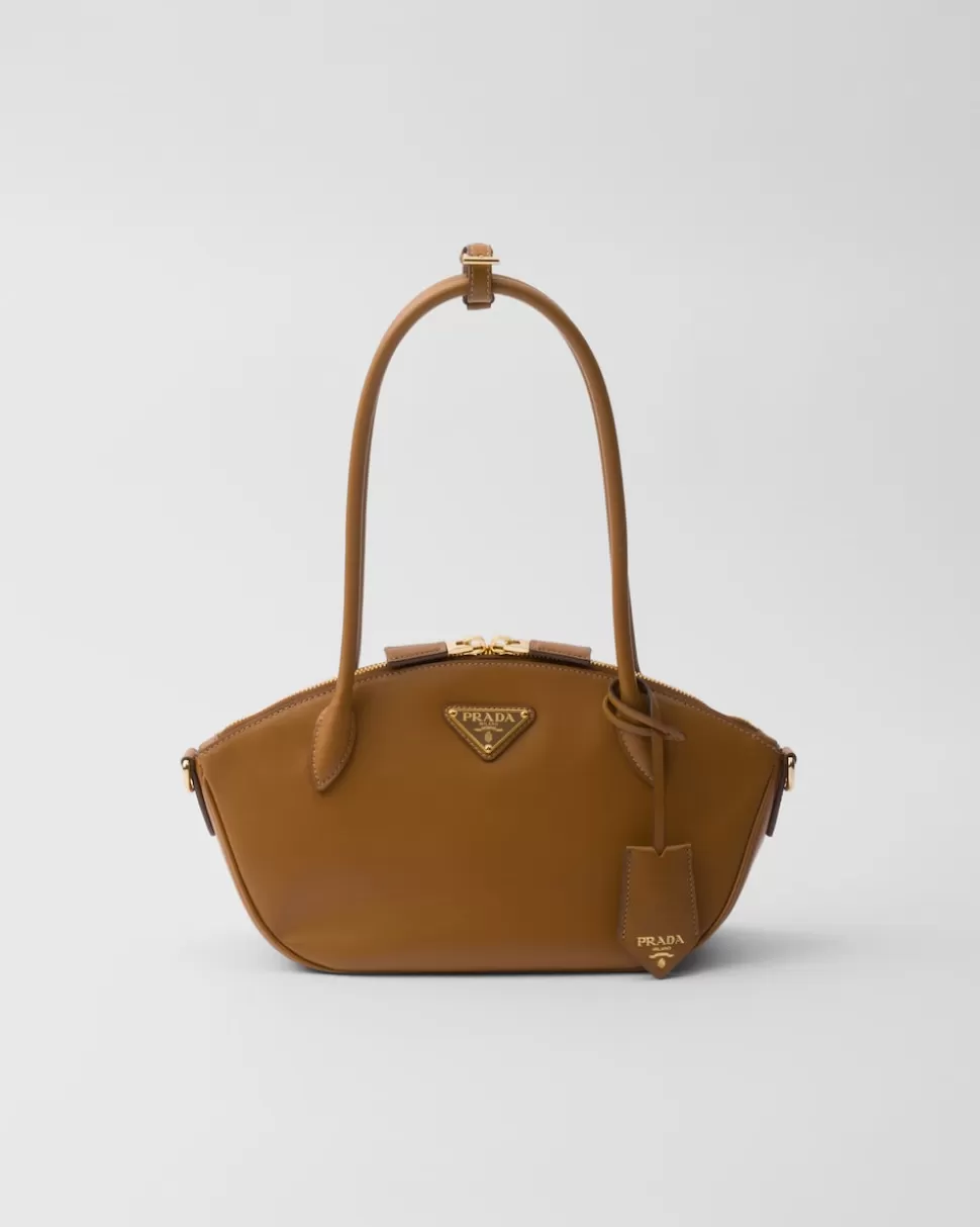 Prada Bolso De Piel Pequeño^Mujer BOLSOS CON ASA SUPERIOR | BOLSOS CON ASA SUPERIOR