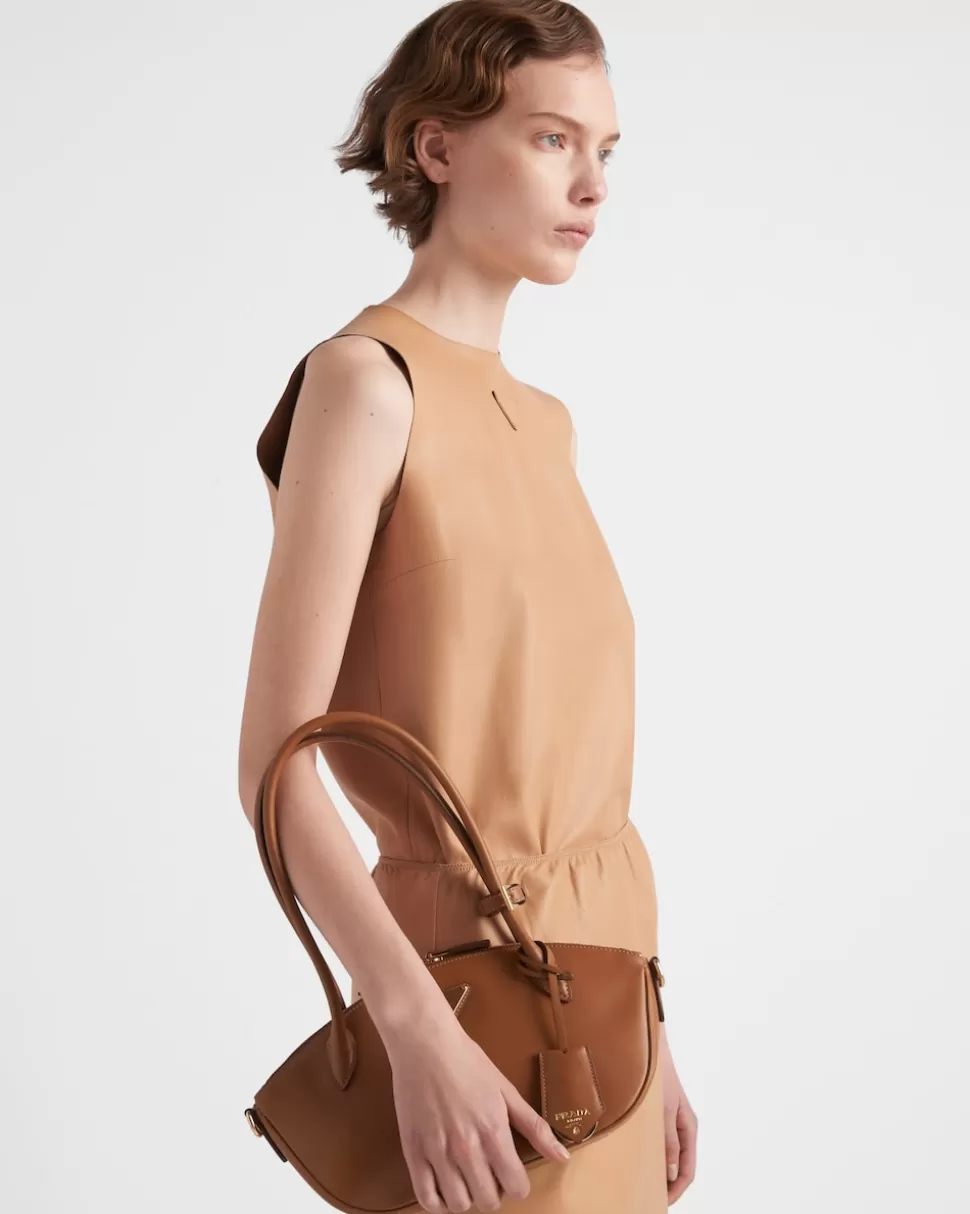 Prada Bolso De Piel Pequeño^Mujer BOLSOS CON ASA SUPERIOR | BOLSOS CON ASA SUPERIOR
