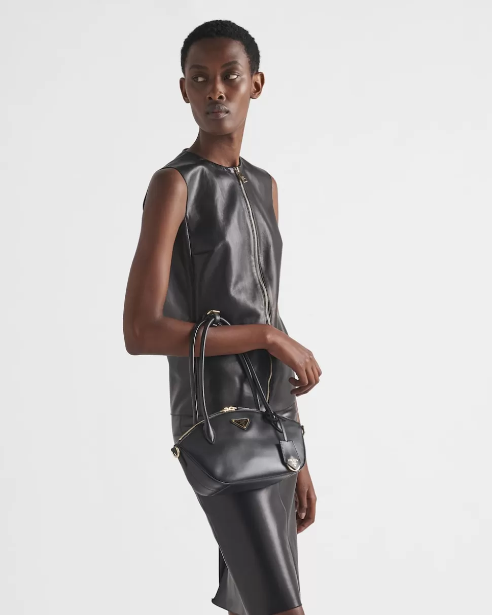 Prada Bolso De Piel Pequeño^Mujer BOLSOS CON ASA SUPERIOR | BOLSOS CON ASA SUPERIOR