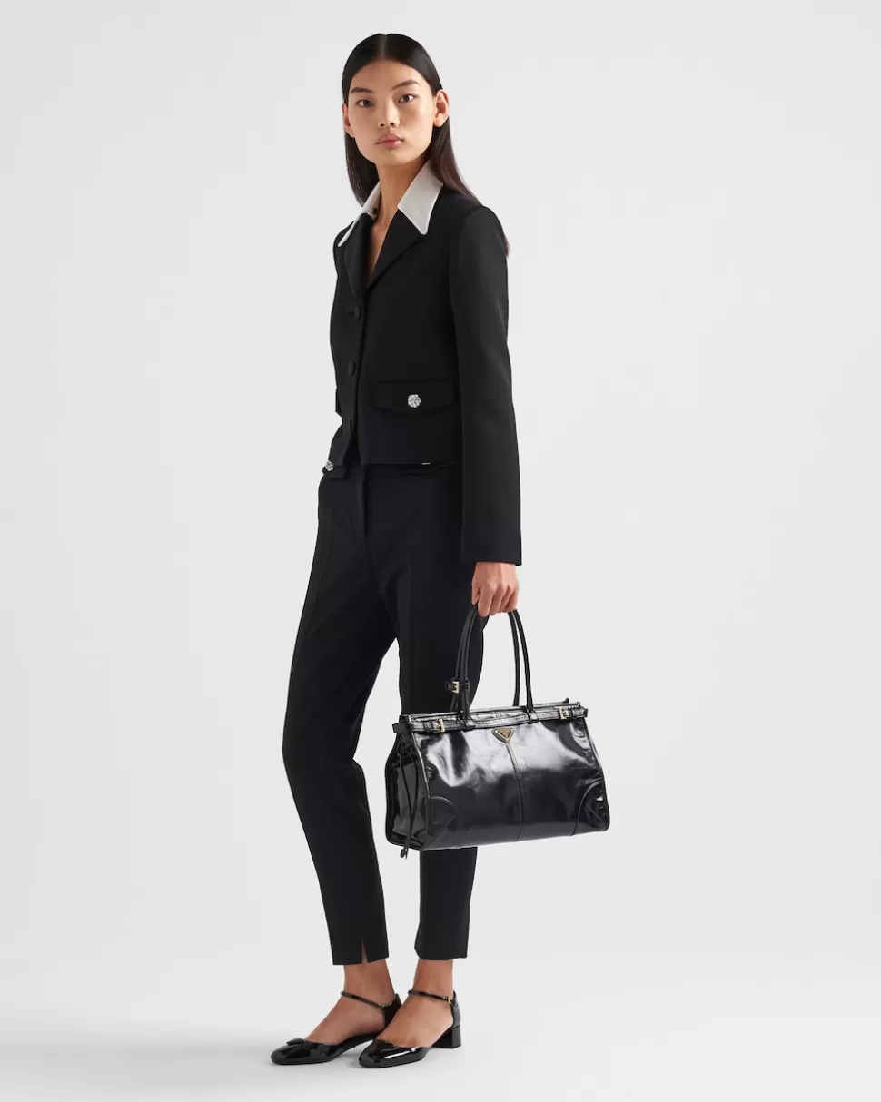 Prada Bolso Grande De Piel^Mujer BOLSOS CON ASA SUPERIOR | BOLSOS CON ASA SUPERIOR