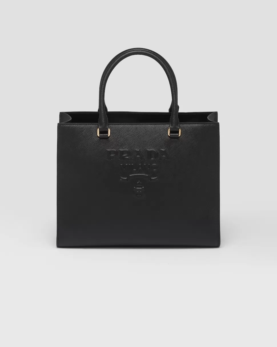 Prada Bolso Mediano De Piel Saffiano^Mujer BOLSOS GRANDES | BOLSOS GRANDES