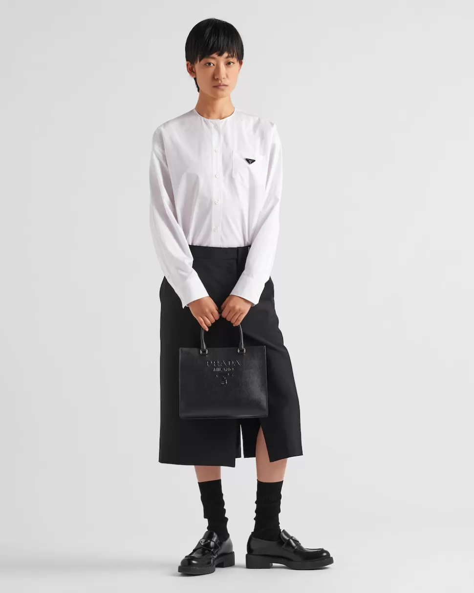 Prada Bolso Mediano De Piel Saffiano^Mujer BOLSOS GRANDES | BOLSOS GRANDES