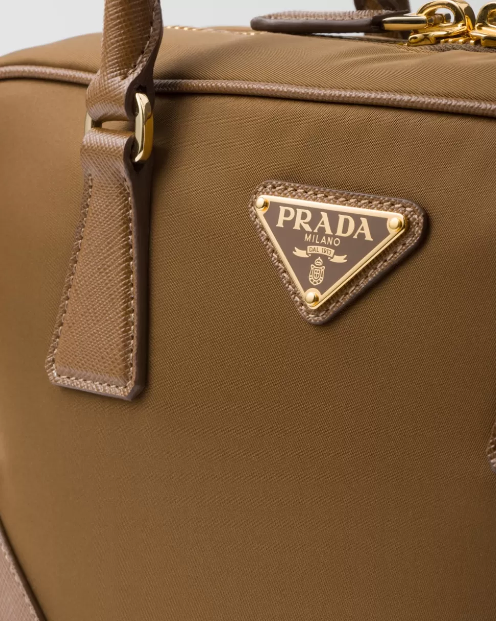 Prada Bolso Mediano De Re-nylon Y Piel Saffiano Con Dos Asas Re-edition 1978^Mujer COLECCIÓN FEMENINA | BOLSOS CON ASA SUPERIOR