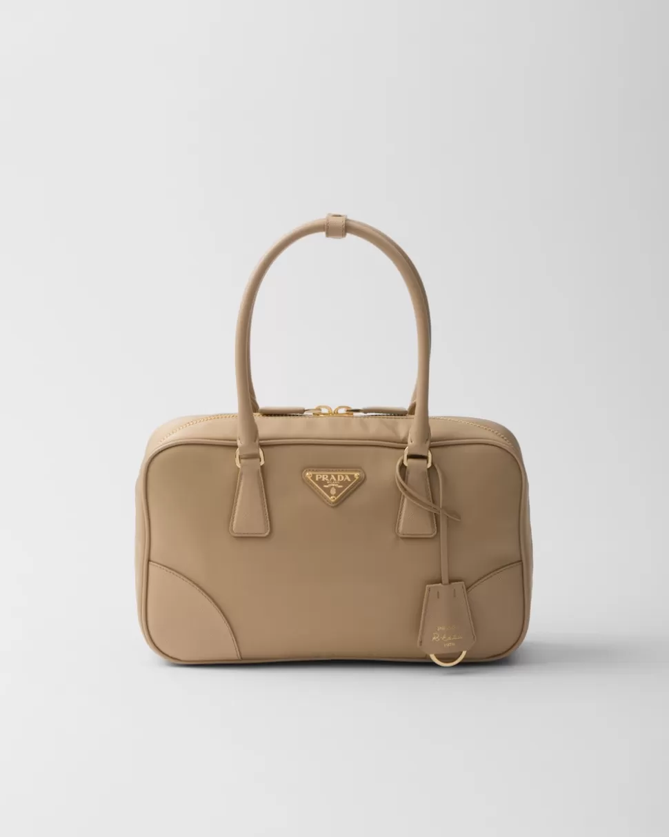 Prada Bolso Mediano De Re-nylon Y Piel Saffiano Con Dos Asas Re-edition 1978^Mujer COLECCIÓN FEMENINA | BOLSOS CON ASA SUPERIOR