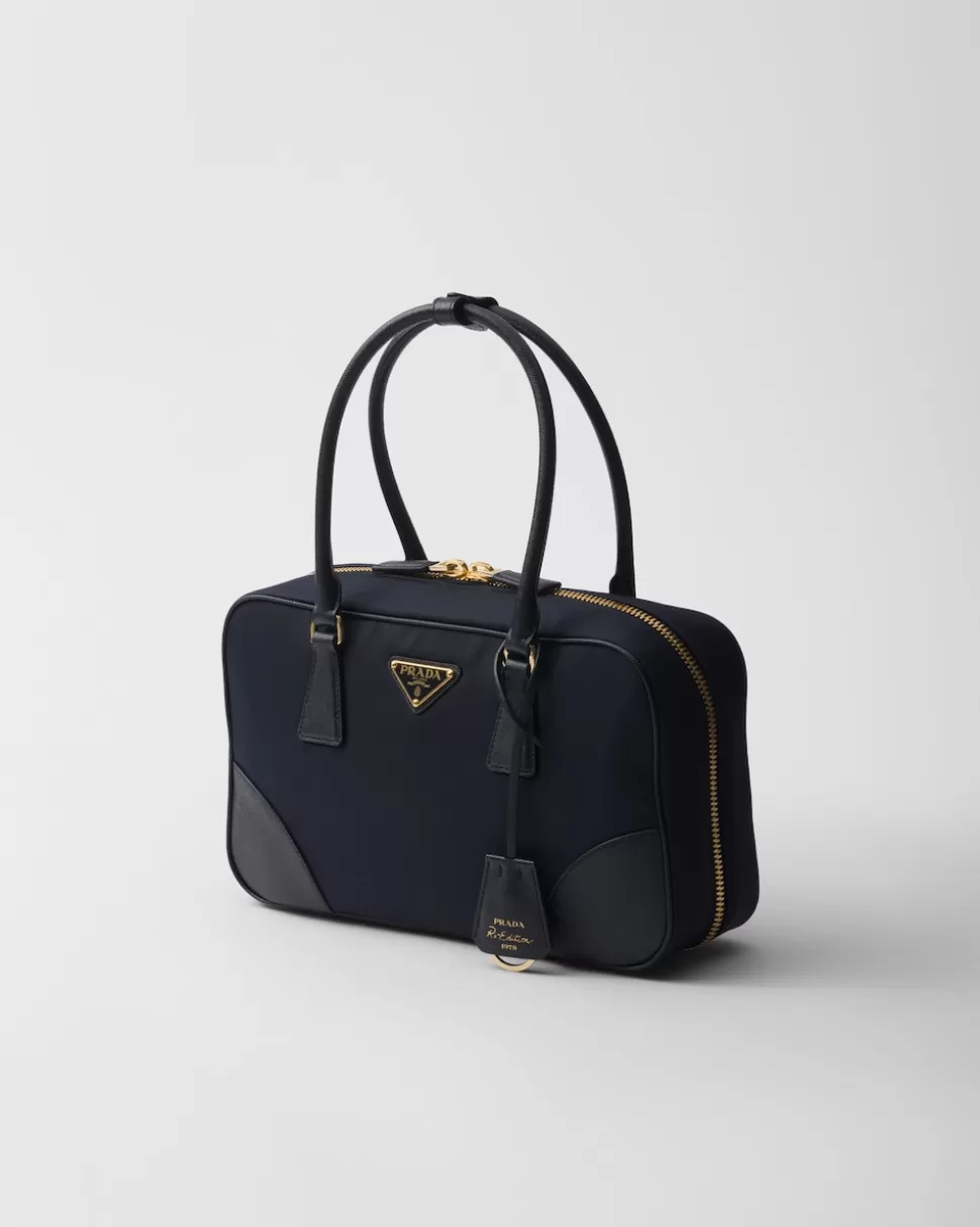 Prada Bolso Mediano De Re-nylon Y Piel Saffiano Con Dos Asas Re-edition 1978^Mujer COLECCIÓN FEMENINA | BOLSOS CON ASA SUPERIOR