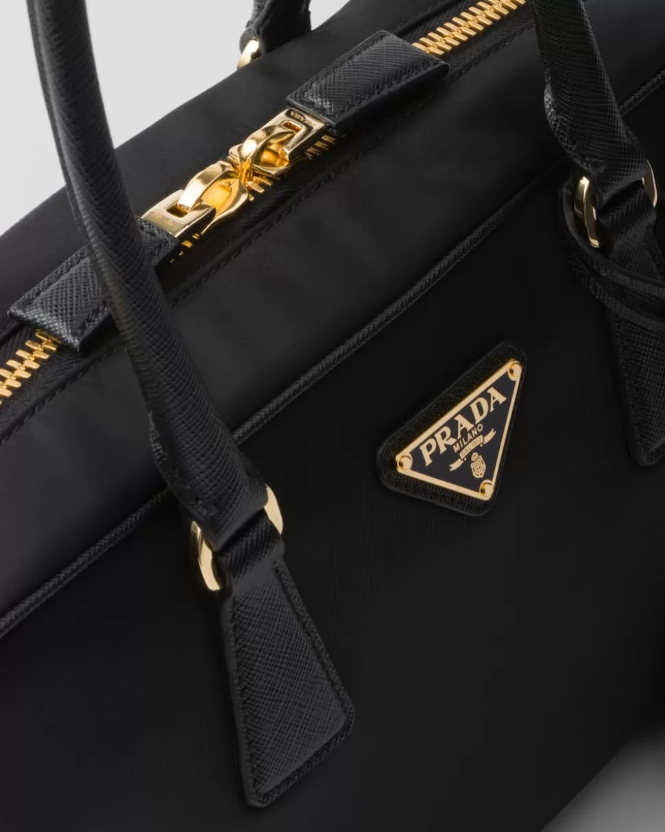 Prada Bolso Mediano De Re-nylon Y Piel Saffiano Con Dos Asas Re-edition 1978^Mujer COLECCIÓN FEMENINA | BOLSOS CON ASA SUPERIOR