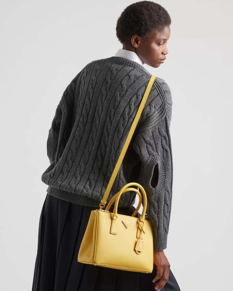 Prada Bolso Mediano Galleria De Piel Saffiano^Mujer BOLSOS CON ASA SUPERIOR | BOLSOS CON ASA SUPERIOR