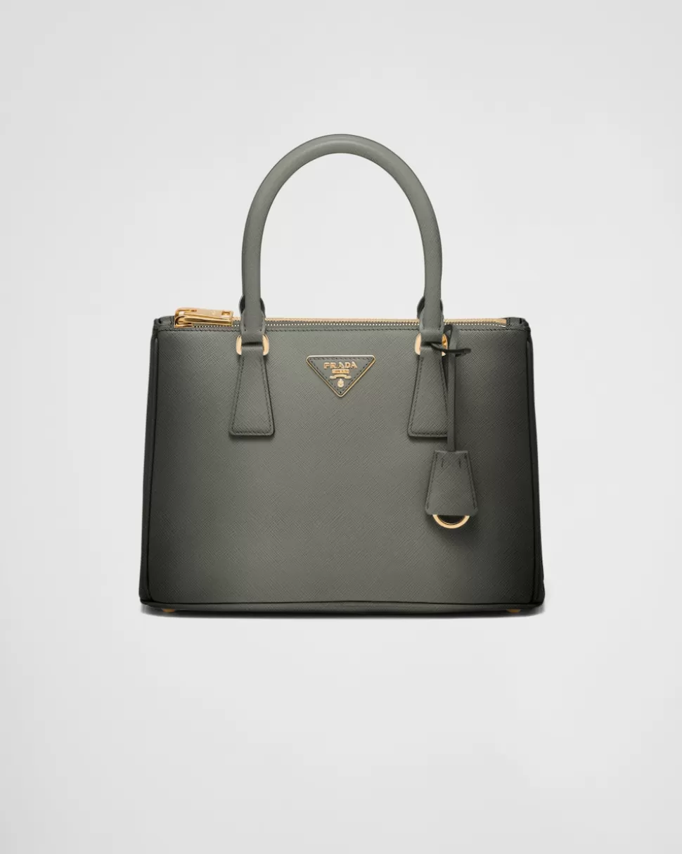 Prada Bolso Mediano Galleria De Piel Saffiano Sombreada^Mujer BOLSOS CON ASA SUPERIOR | BOLSOS CON ASA SUPERIOR