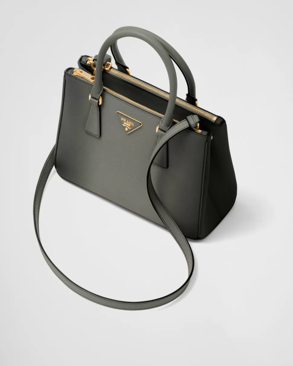 Prada Bolso Mediano Galleria De Piel Saffiano Sombreada^Mujer BOLSOS CON ASA SUPERIOR | BOLSOS CON ASA SUPERIOR