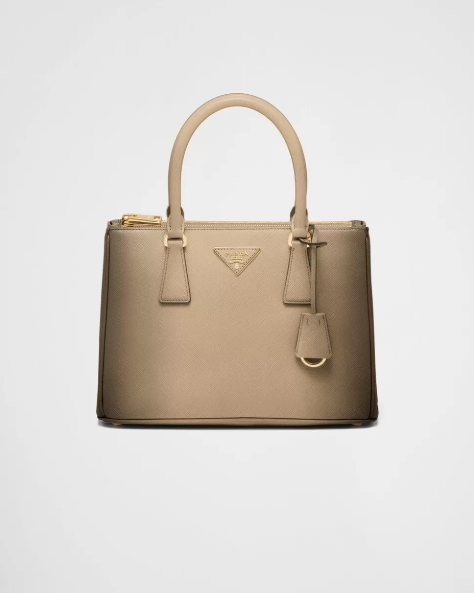 Prada Bolso Mediano Galleria De Piel Saffiano Sombreada^Mujer BOLSOS CON ASA SUPERIOR | BOLSOS CON ASA SUPERIOR