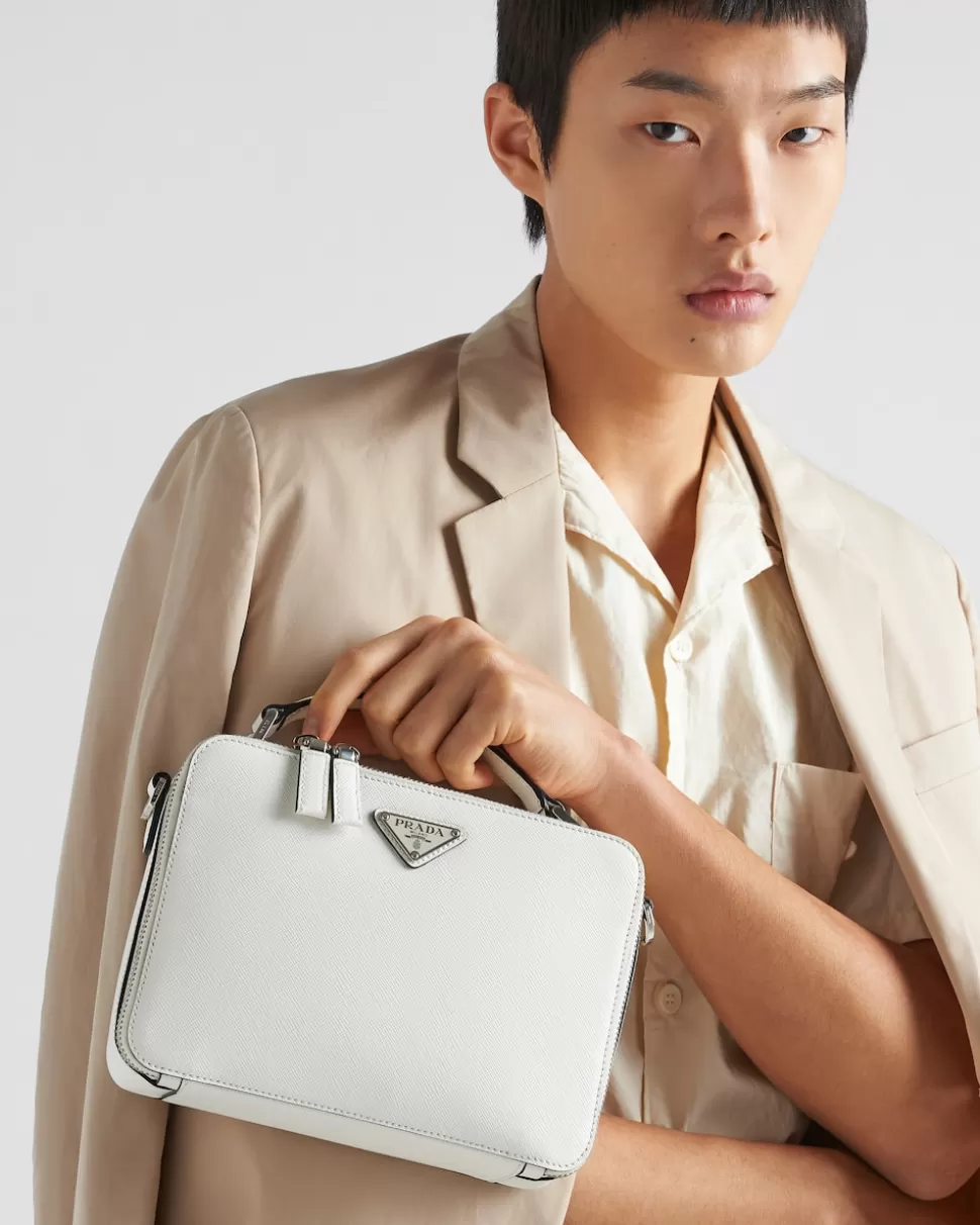 Prada Bolso Brique De Piel Saffiano^Hombre BOLSOS MENSAJEROS