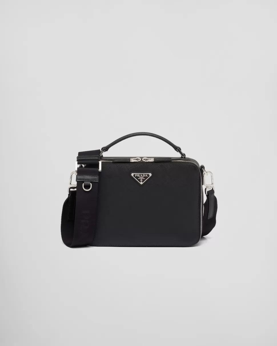 Prada Bolso Brique De Piel Saffiano^Hombre BOLSOS MENSAJEROS
