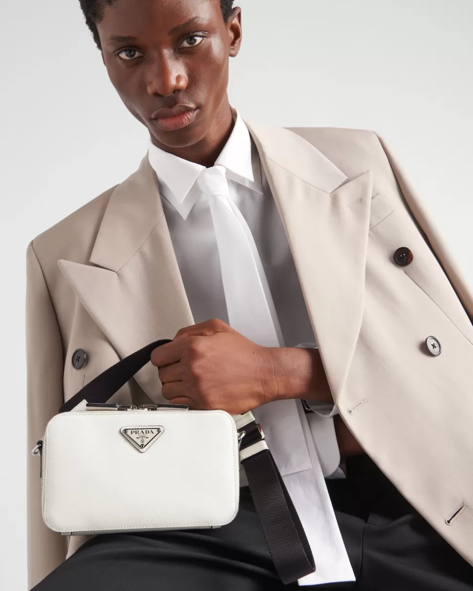 Prada Bolso Brique De Piel Saffiano^Hombre BOLSOS MENSAJEROS