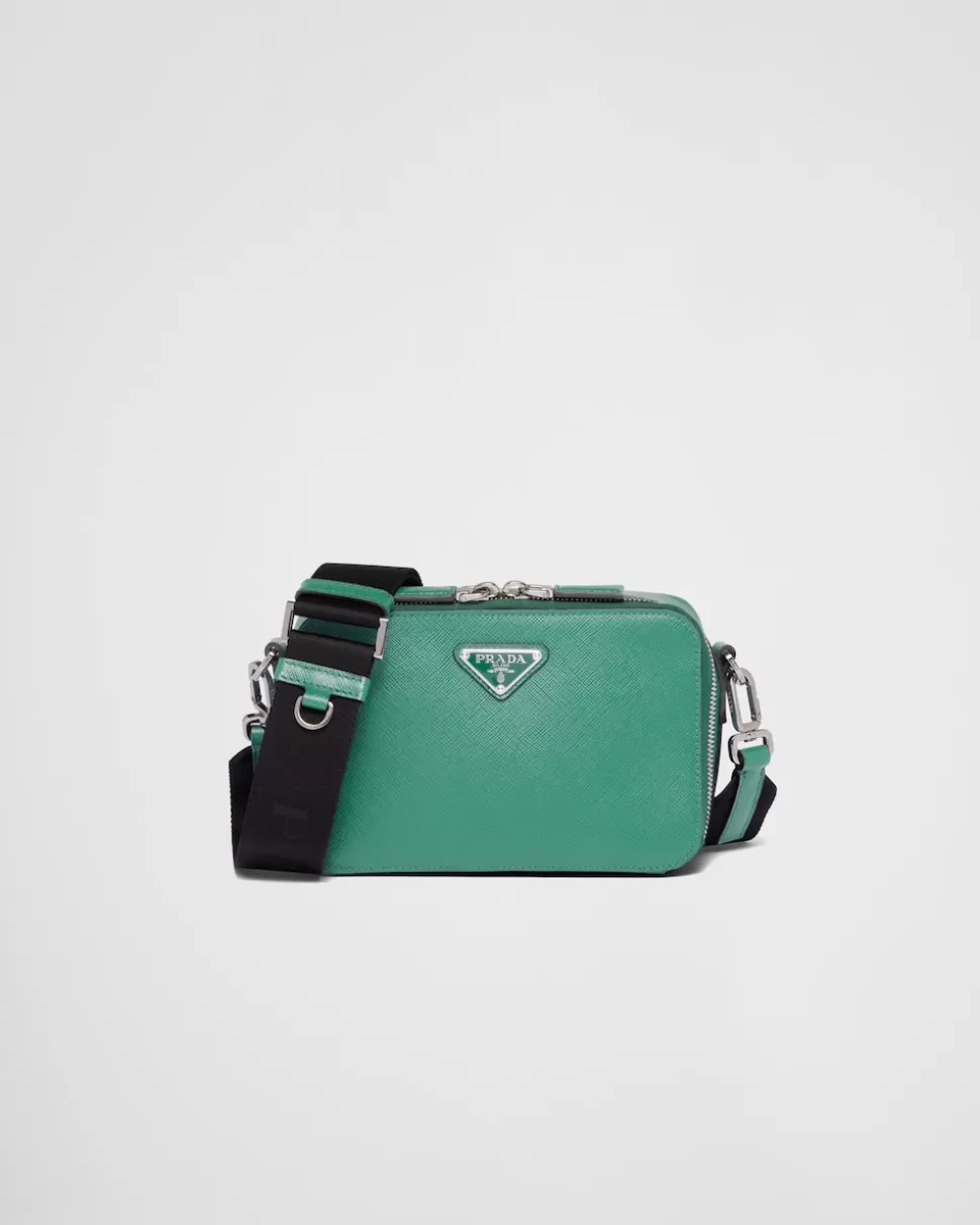 Prada Bolso Brique De Piel Saffiano^Hombre BOLSOS MENSAJEROS