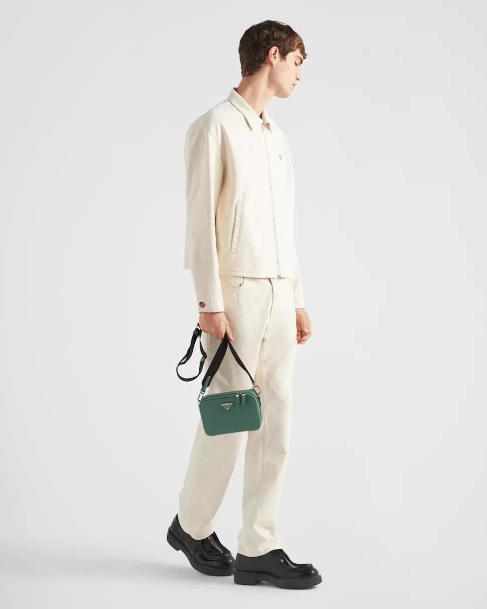 Prada Bolso Brique De Piel Saffiano^Hombre BOLSOS MENSAJEROS