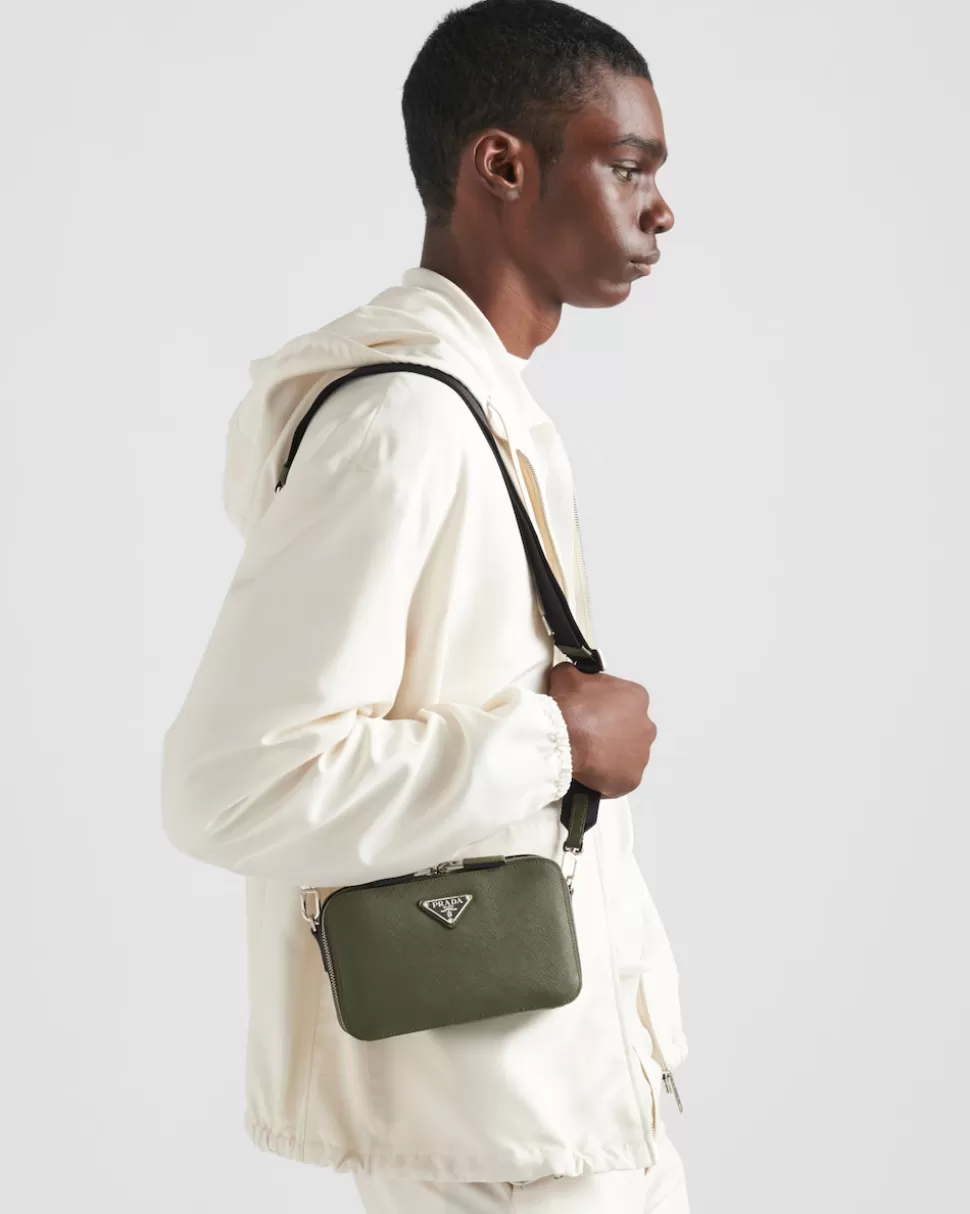 Prada Bolso Brique De Piel Saffiano^Hombre BOLSOS MENSAJEROS