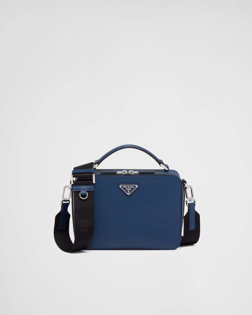 Prada Bolso Brique De Piel Saffiano^Hombre BOLSOS MENSAJEROS