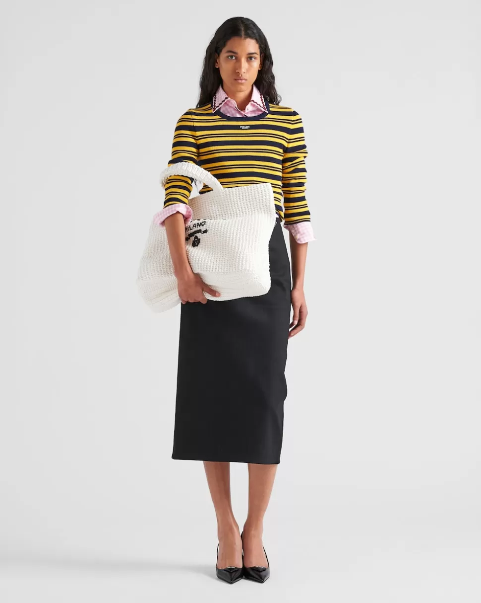 Prada Bolso Tote De Croché^Mujer PRADA SUMMER BAGS | BOLSOS GRANDES