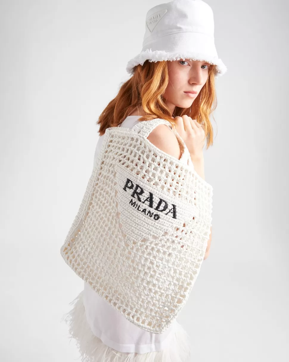 Prada Bolso Tote De Croché^Mujer PRADA SUMMER BAGS | BOLSOS GRANDES
