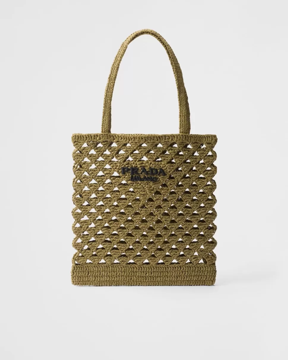 Prada Bolso Tote En Tejido Trenzado De Croché^Mujer PRADA SUMMER BAGS | BOLSOS GRANDES