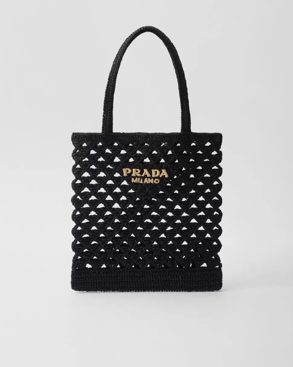 Prada Bolso Tote En Tejido Trenzado De Croché^Mujer PRADA SUMMER BAGS | BOLSOS GRANDES