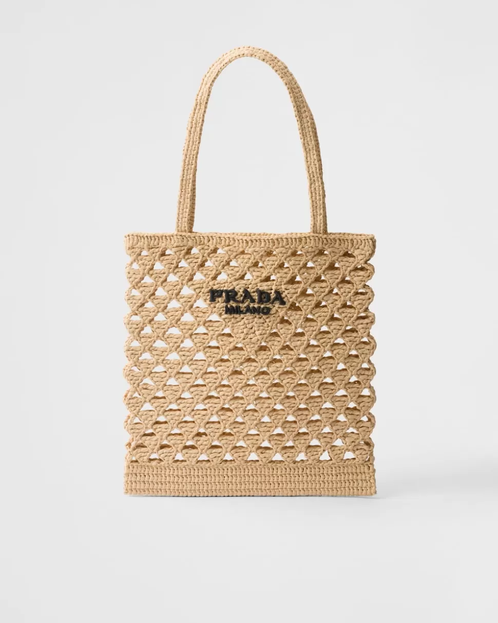 Prada Bolso Tote En Tejido Trenzado De Croché^Mujer PRADA SUMMER BAGS | BOLSOS GRANDES