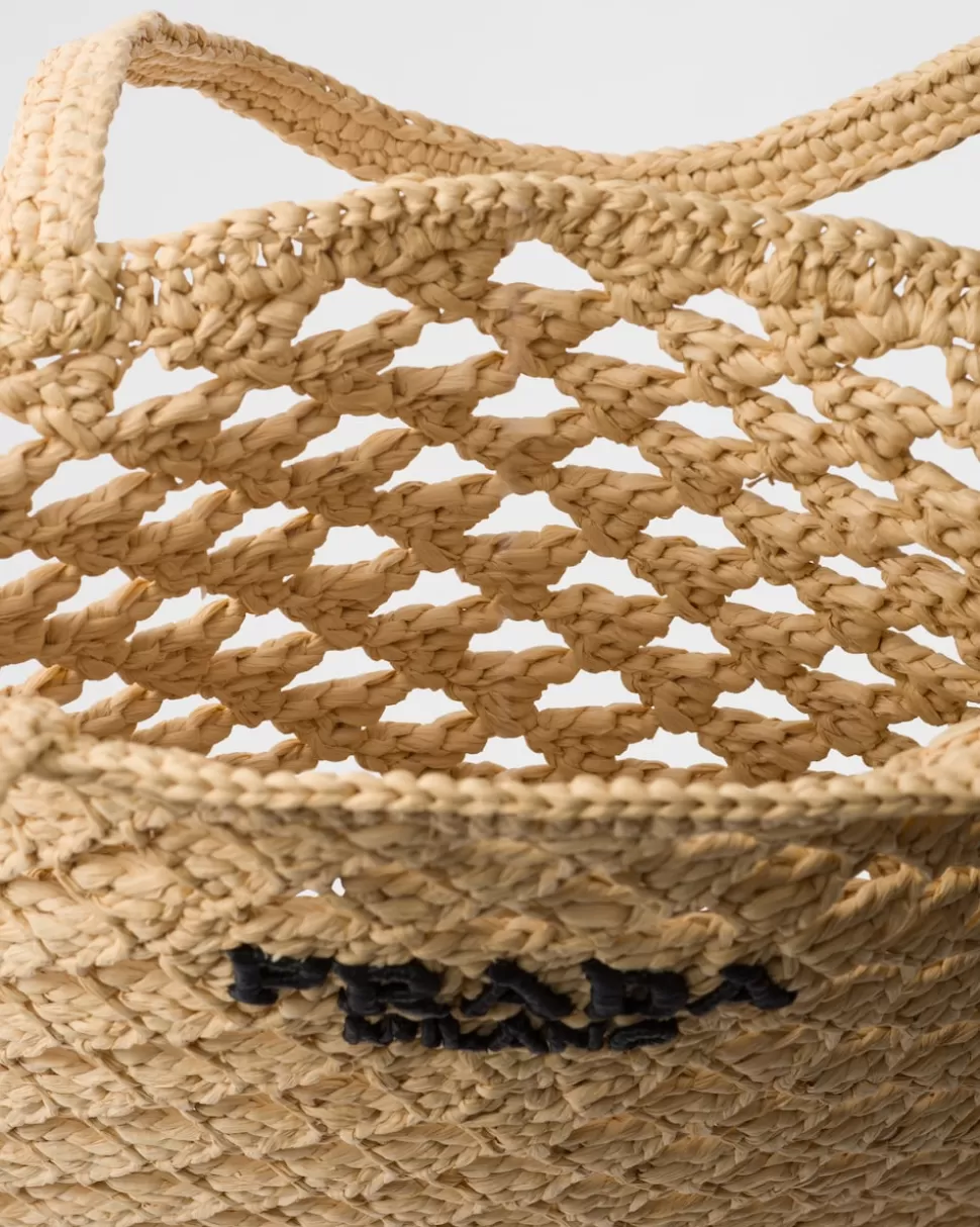 Prada Bolso Tote En Tejido Trenzado De Croché^Mujer PRADA SUMMER BAGS | BOLSOS GRANDES