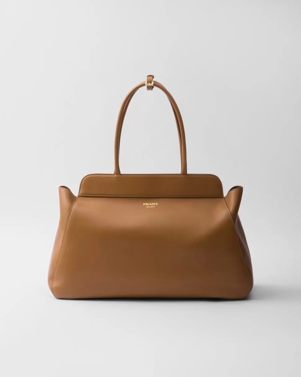 Prada Bolso Tote Grande De Piel^Mujer BOLSOS GRANDES | BOLSOS GRANDES