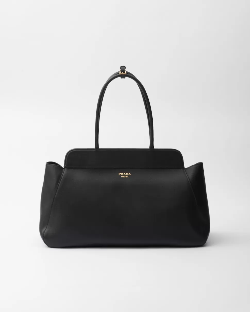 Prada Bolso Tote Grande De Piel^Mujer BOLSOS GRANDES | BOLSOS GRANDES