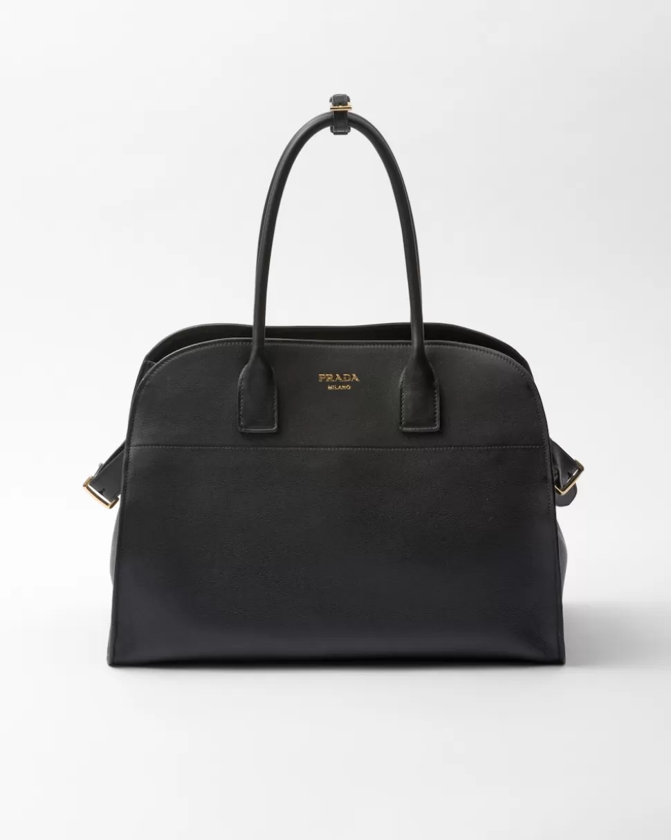 Prada Bolso Tote Grande De Piel Con Hebillas^Mujer BOLSOS GRANDES | BOLSOS GRANDES