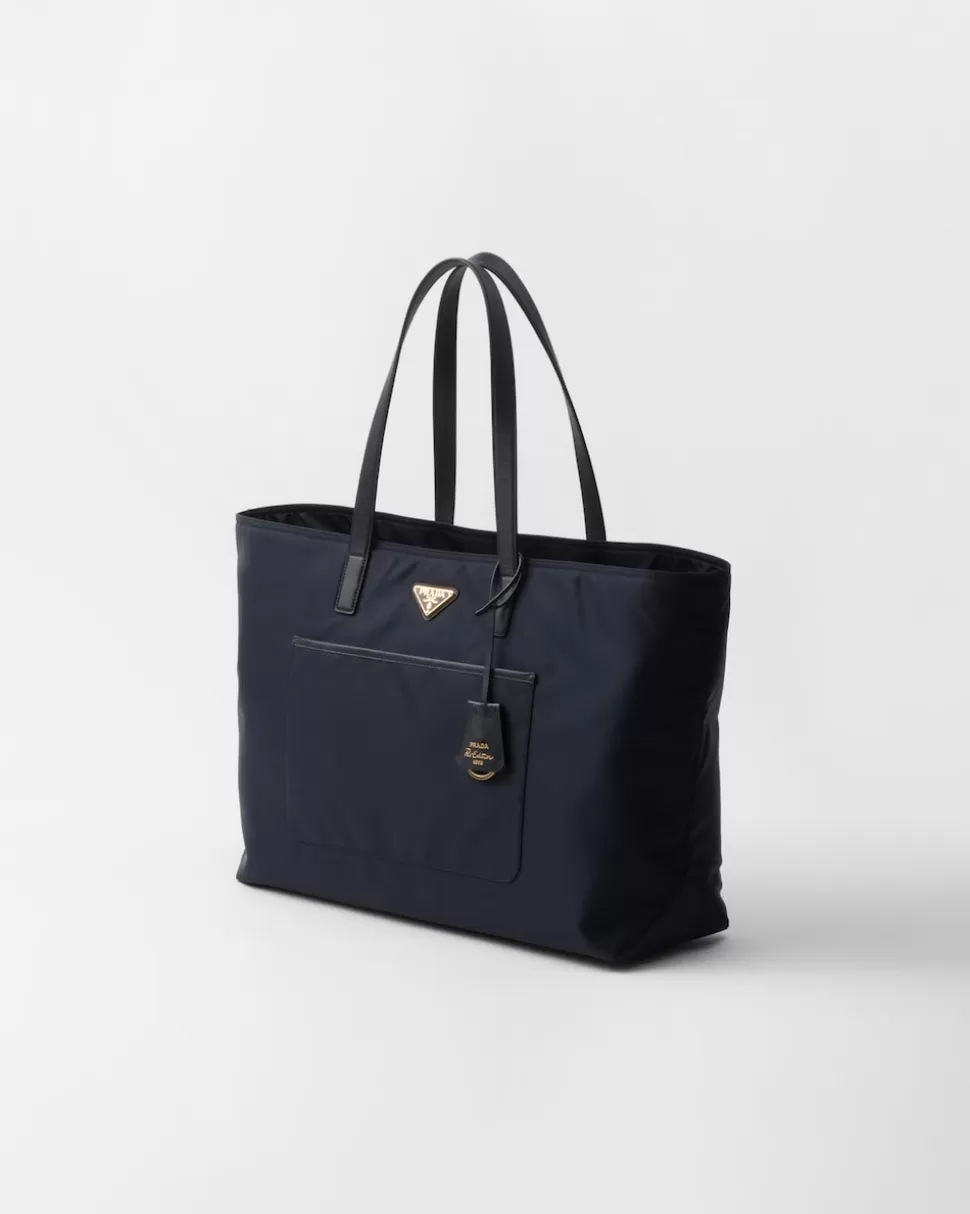 Prada Bolso Tote Grande De Re-nylon Y Piel Saffiano Re-edition 1978^Mujer COLECCIÓN FEMENINA | BOLSOS GRANDES