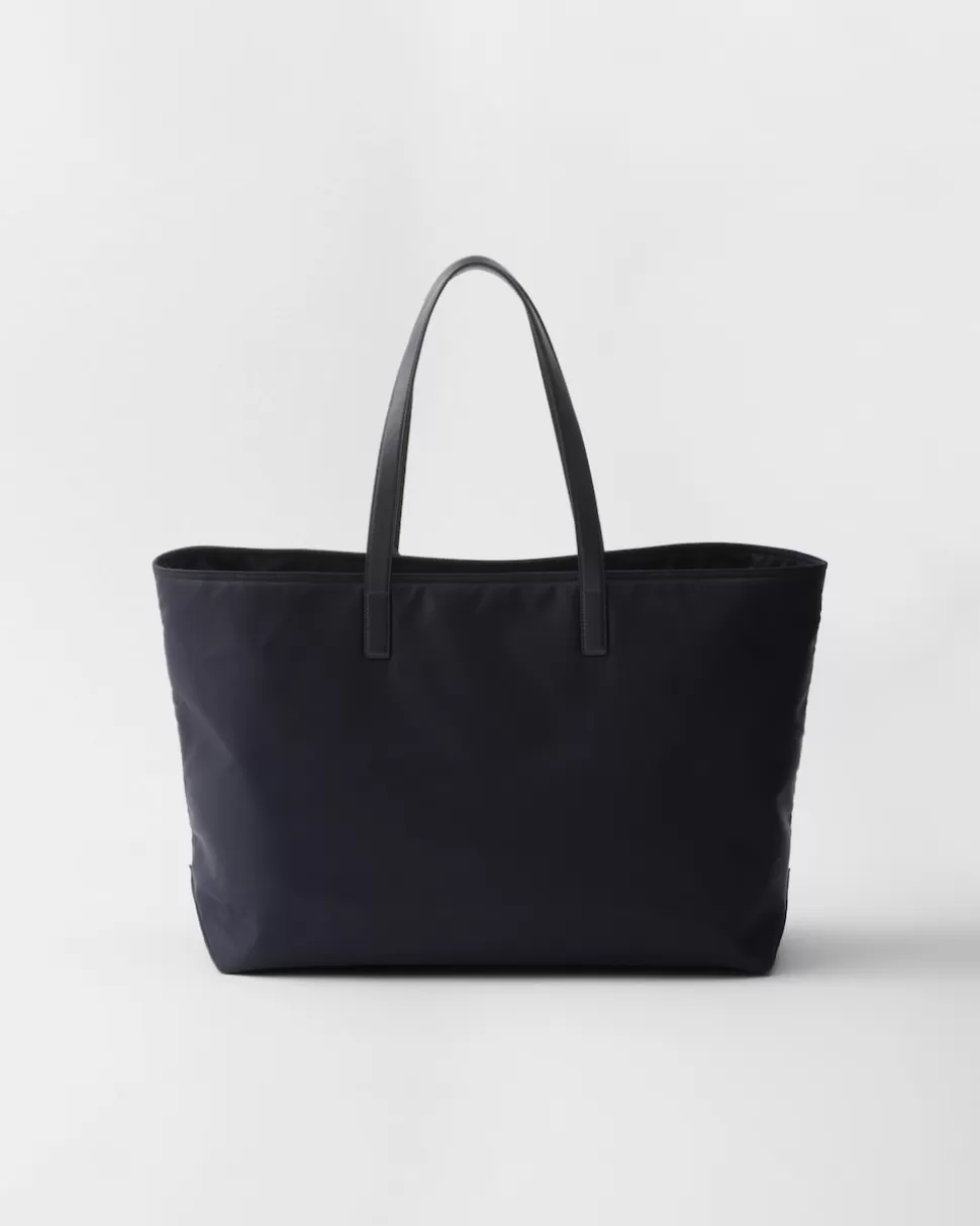 Prada Bolso Tote Grande De Re-nylon Y Piel Saffiano Re-edition 1978^Mujer COLECCIÓN FEMENINA | BOLSOS GRANDES