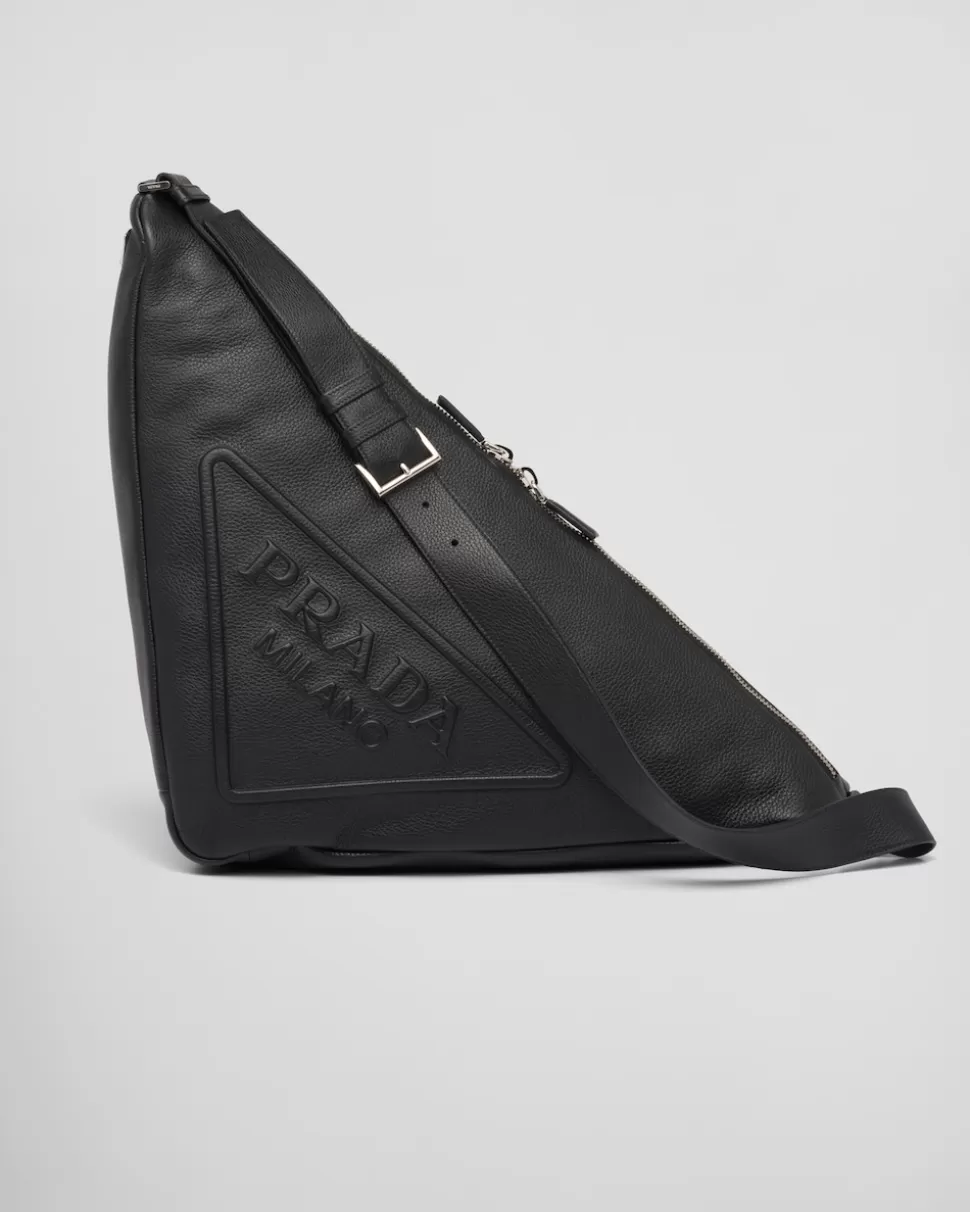Prada Bolso Triangular De Piel^Hombre BOLSOS MENSAJEROS