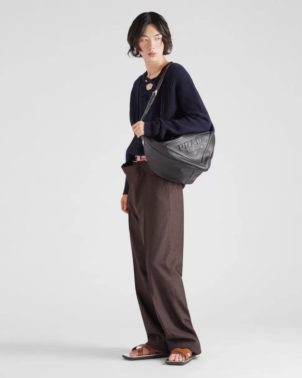 Prada Bolso Triangular De Piel^Hombre BOLSOS MENSAJEROS